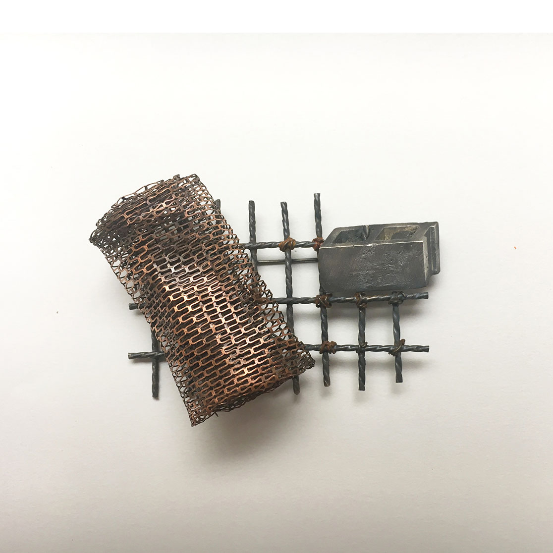 cinder block construction cluster 1 by Natalie Macellaio