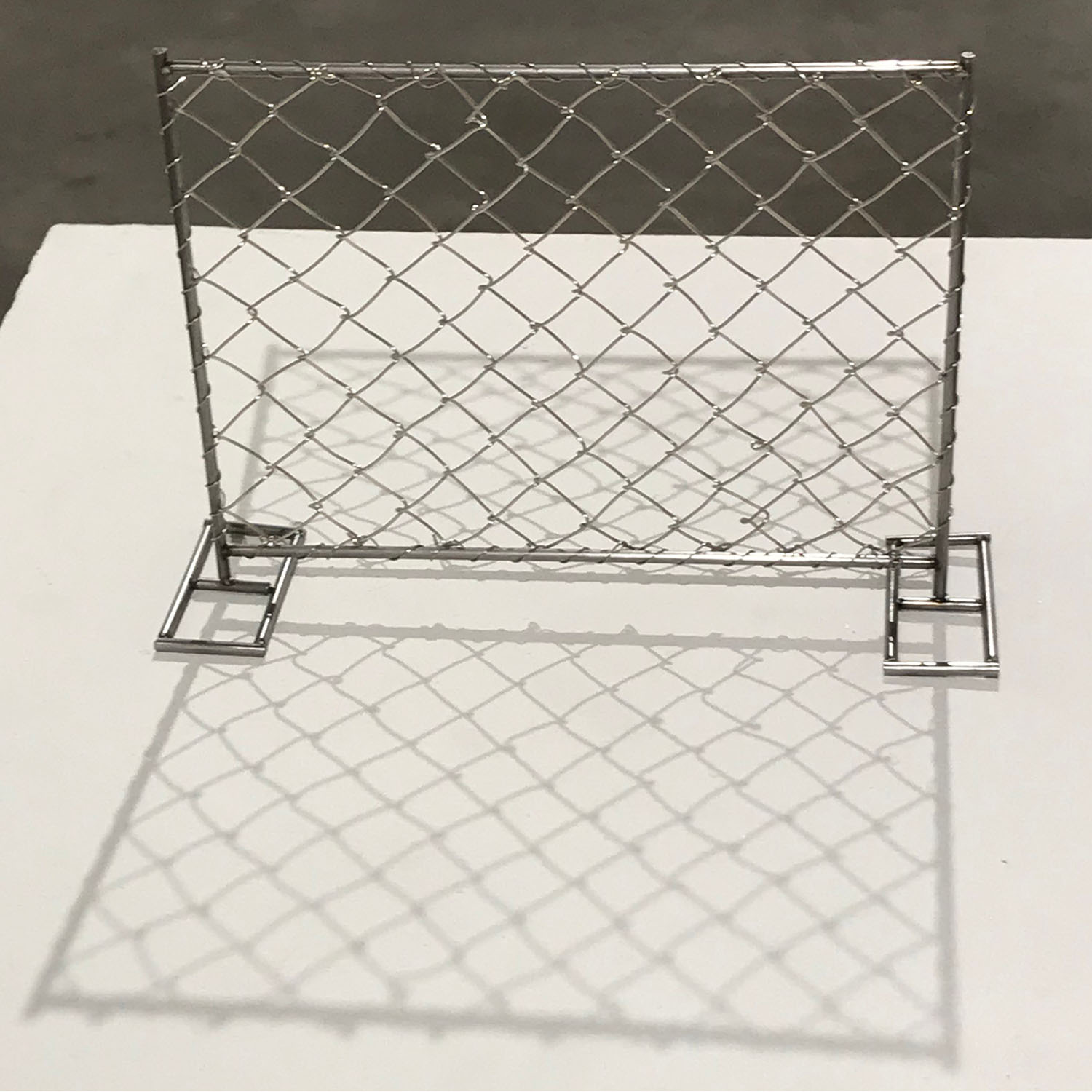 construction sculpture stand alone fence by Natalie Macellaio