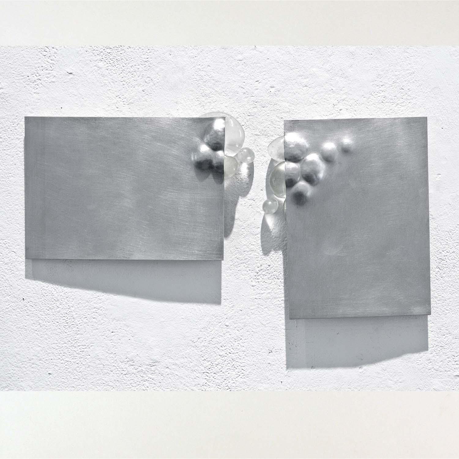 bump-4 detail resin and metal sculpture by Natalie Macellaio